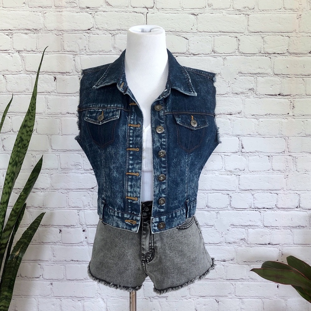Ci Sono Denim Jean Vest